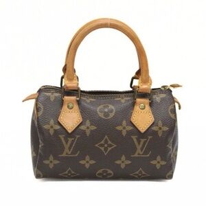 Louis Vuitton Brown Monogram Mini Speedy Handbag
